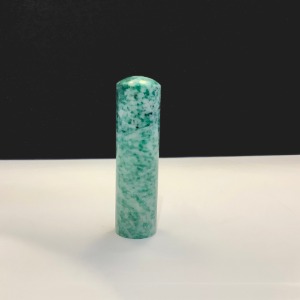 천연 원석 청해옥 비취 도장재  h 6.5 x 1.7cm 45g