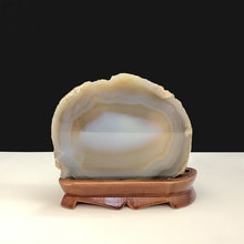 천연 원석 관상용 아게이트 마노 408g h9cm w10cm (1점)